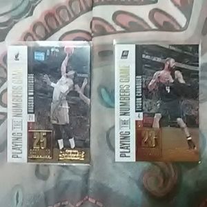 2 Panini 2017-18 Contenders cards